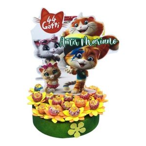 BASE 44 GATTI CHUPA CHUPS FIORE PERSONALIZZATO