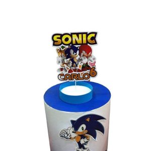 CAKE TOPPER SONIC PERSONALIZZABILE