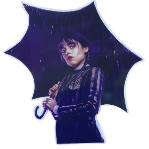 SAGOMA IN POLISTIROLO CON STAMPA FRONTALE  MERCOLEDI’ WEDNESDAY ADDAMS