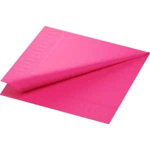 Tovaglioli cellulosa 3 veli – 40x40cm – Fucsia – 1000 pezzi