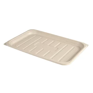 Vassoio rettangolare Essential Bagassa marrone 46x30cm conf 180 pz