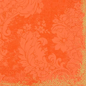 Tovaglioli cellulosa 3 veli 40x40cm Royal Sun Orange conf 1000 pz