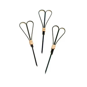 FOTSY stecchino bambu nero a forma di cuore,  10 cm pz. 2000