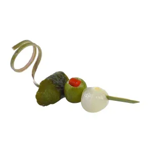 TWIST stecchino bambu con anello 9 cm pz. 2000
