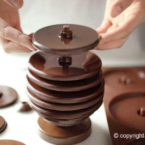 Silikomart Stampo in silicone per uova di Pasqua in 3 d, EGG CHO