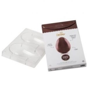 STAMPO IN POLICARBONATO PER UOVA DA 500 GR 1 CAVITA’ CIOCCOLATO