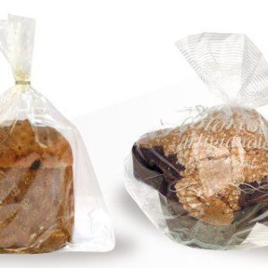 20 BUSTE PER PANETTONE PANDORO COLOMBA (1000 GR/ 1500 GR)CANASTA IN POLYPROPYLENE CAST 35 MY 400 X 485