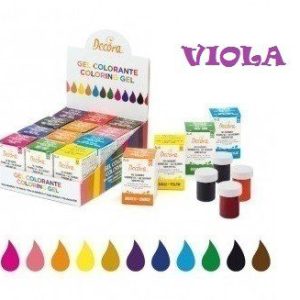 COLORANTE DECORA ALIMENTARE DA 28 GR VIOLA