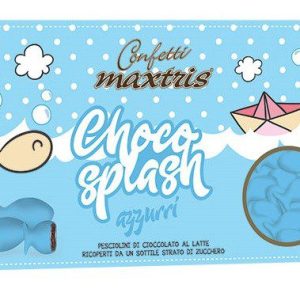 CONFETTI MAXITRIS CHOCO SPLASH AZZURRI – 500GR PESCIOLINI