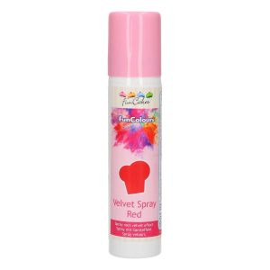 FunCakes FunColours Velvet Spray Rosso Red 100ml spray Vellutato