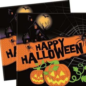 20 Tovaglioli Happy Halloween