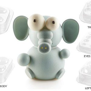 KIT EFFY – SET 5 STAMPI TERMOFORMATI PER CIOCCOLATO SILIKOMART PROFESSIONAL