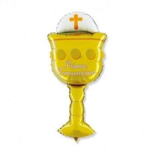 Pallone Mylar Calice Prima Comunione 51×119 cm