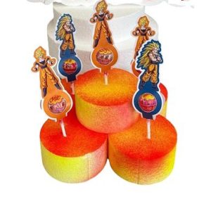 Dragon Ball Kit chupa chups con base e topper personallizato