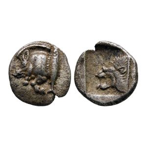 Misia – Cizico – Diobolo Ar (525-475 a.C.)