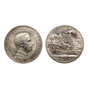 Vittorio Emanuele III – 2 Lire – Quadriga Veloce – 1908