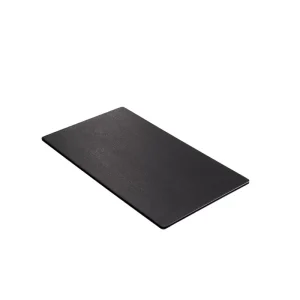Vassoio piatto nero melammina – 32x17x1,5 cm – 18 pz