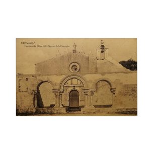 Siracusa – Facciata della Chiesa di S. Giovanni delle Catacombe – 1916
