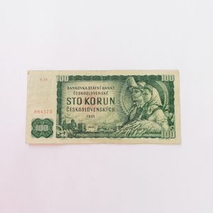 CECOSLOVACCHIA – 100 CORONE – 1961
