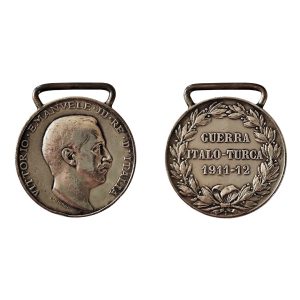 Regno D’Italia – Vittorio Emanuele III – Medaglia Decorazione Guerra Italo-Turca 1911/12