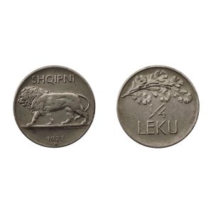 Albania – ¼ Lek – Zog I – 1927 – BB+ RARA