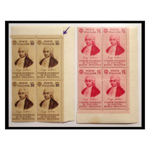 1934 – Luigi Galvani – Serie Cpl. In Quartina Con Varietà – Nuovo ★★