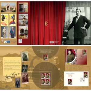 FOLDER ITALIA 2021 NUOVO ” Centenario di ENRICO CARUSO ” € 20,00
