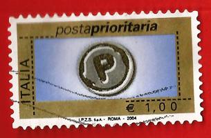 ITALIA – ITALY 2004 YT 2691 Used ” Posta Prioritaria ” € 0.20