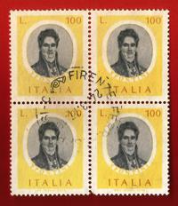 ITALIA / ITALY 1975 YT 1244 QUARTINA / QUATRAIN Used € 0,99
