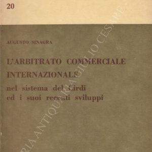 L’arbitrato commerciale internazionale