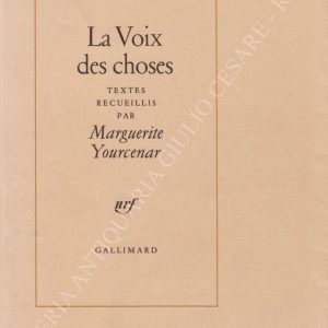 La Voix des choses