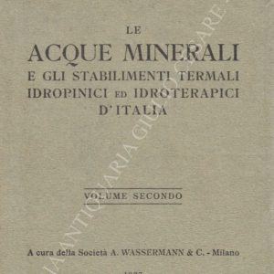 Le acque minerali e gli stabilimenti termali