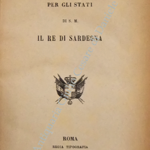 Codice penale per gli Stati di S.M. il Re di Sardegna